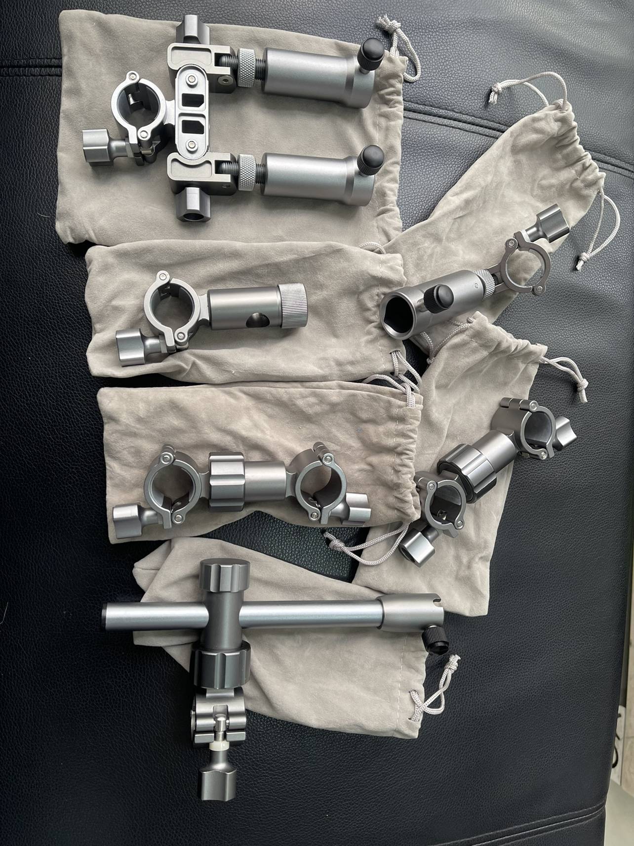 Five sets of two-barrel cannons (one-barrel + two-barrel + decoy frame + bait pole + umbrella + fish shelf)